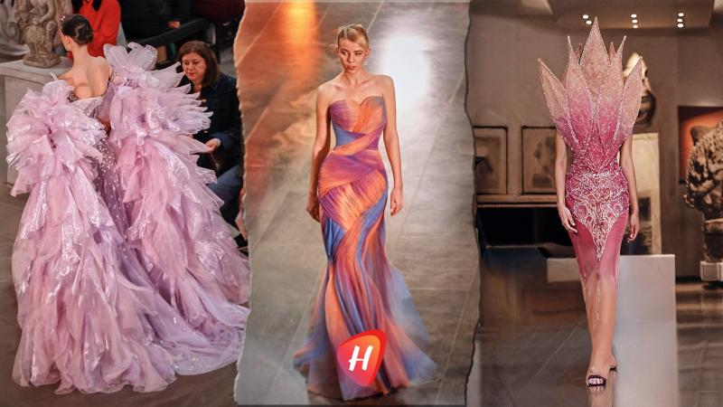 منال عجاج… فخامة وإبداع كسرت الحدود في أول عرض  لمصممة سورية في باريس