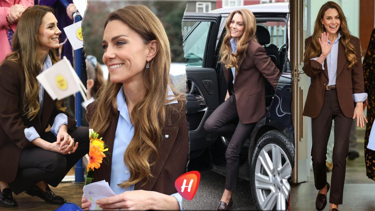 أميرة ويلز بالأزرق والشوكولاتة…كيت ميدلتون تثبت أن البساطة رسالة