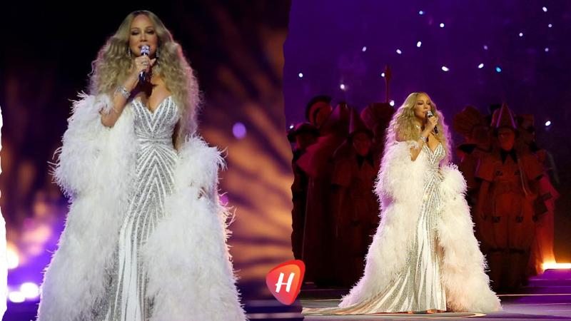 ماريا كاري تفتتح أولمبياد ميلانو.. بالأبيض من كافالي وعقد بـ 15 مليون دولار