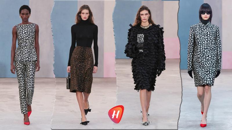 تصاميم كارولينا هيريرا لخريف 2026..بين نعومة زهر الخشخاش وجرأة النمر