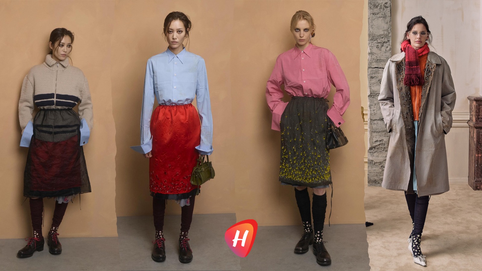 مجموعة Pada خريف وشتاء2026_ 2027: شوائب وطبقات وقماش مهلهل