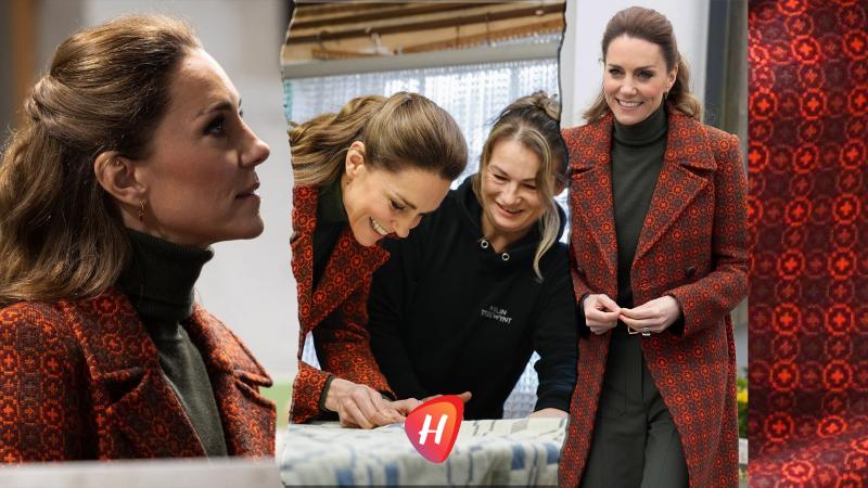 معطف ويلزي مُفصّل خصيصًا لكيت ميدلتون يروي حكاية الحرفة واللون