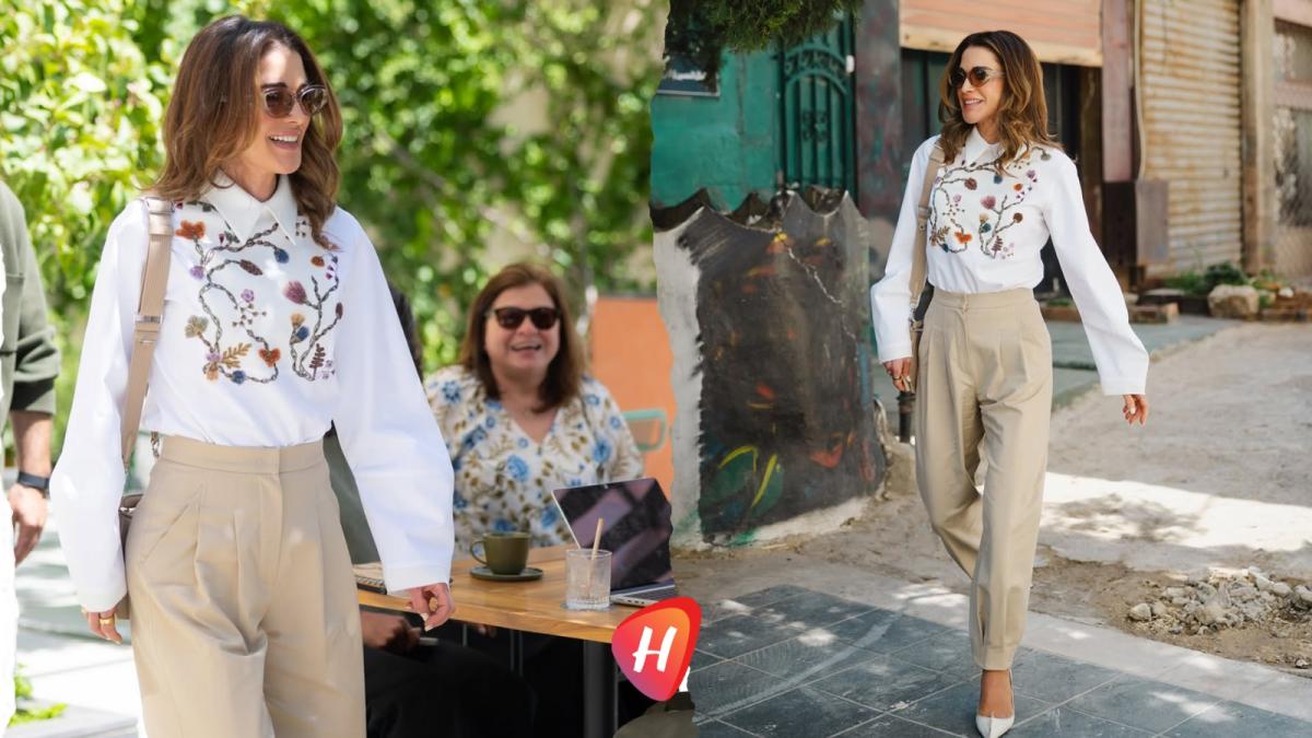 الملكة رانيا تخطف الأنظار بإطلالة “الأناقة الهادئة”.. تفاصيل القطع وأسعارها