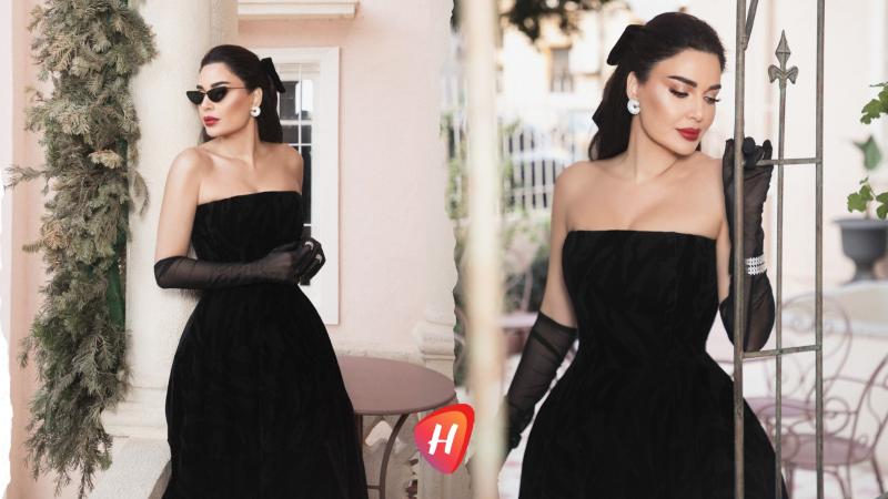 سيرين عبد النور… جرأة لافتة في فستان أسود يخطف الأنفاس