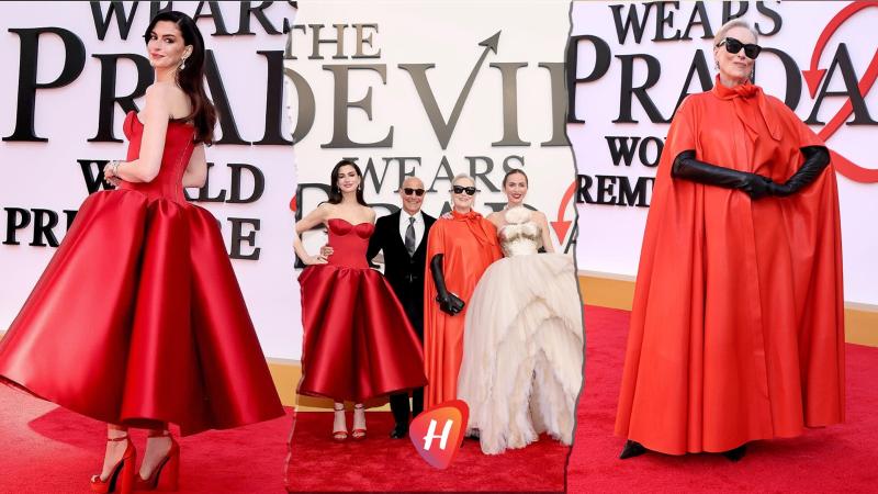 افتتاح “The Devil Wears Prada 2” في نيويورك… عرض أزياء شيطاني  بالأحمر والأبيض