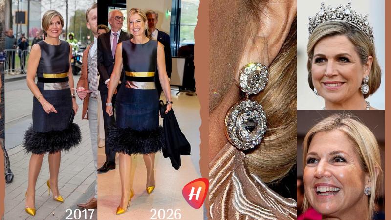 ملكة هولندا تعيد إحياء فستانها الأيقوني من 2017 بإطلالة ملكية لافتة