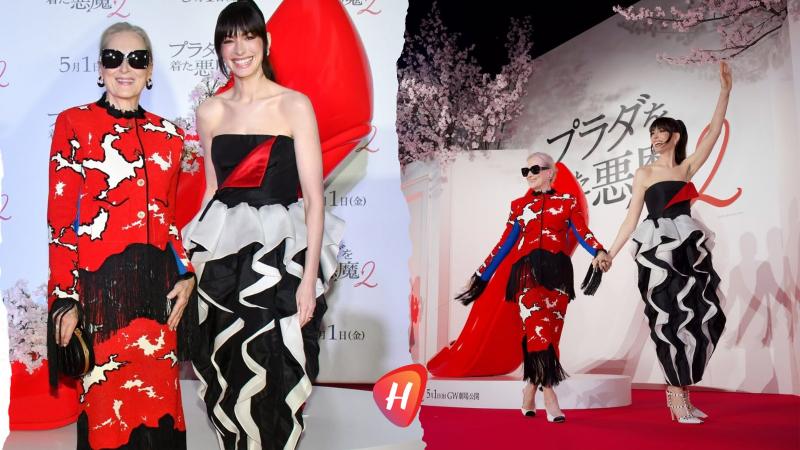 طوكيو تحت سحر آن هاثاواي وميريل ستريب… والترويج لـThe Devil Wears Prada 2 يتحوّل إلى عرض أزياء