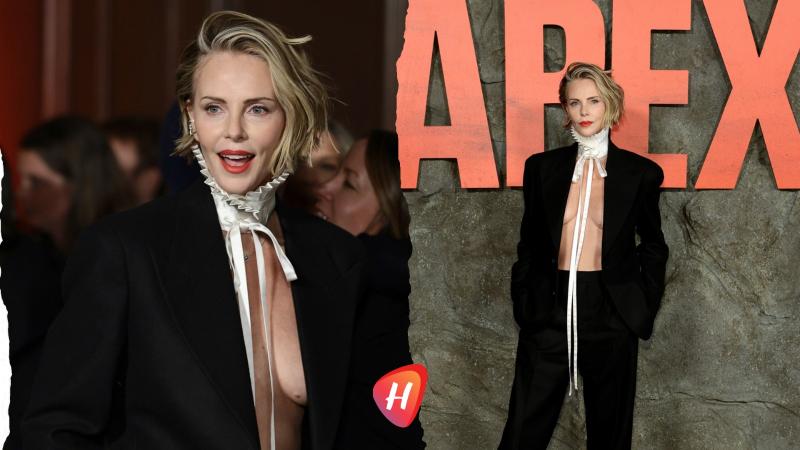 جرأة تشارليز ثيرون تتحدى المألوف بإطلالة ديور في العرض الخاص لـ 