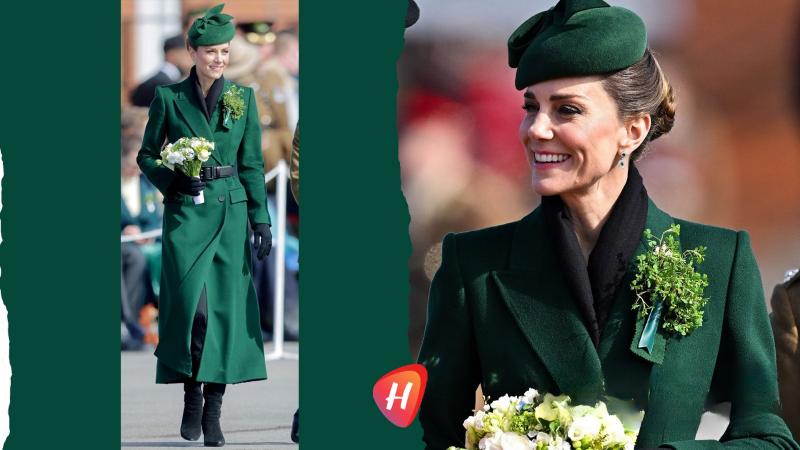 كيت ميدلتون تعيد إحياء معطفها الأخضر من Alexander McQueen للمرة الثالثة