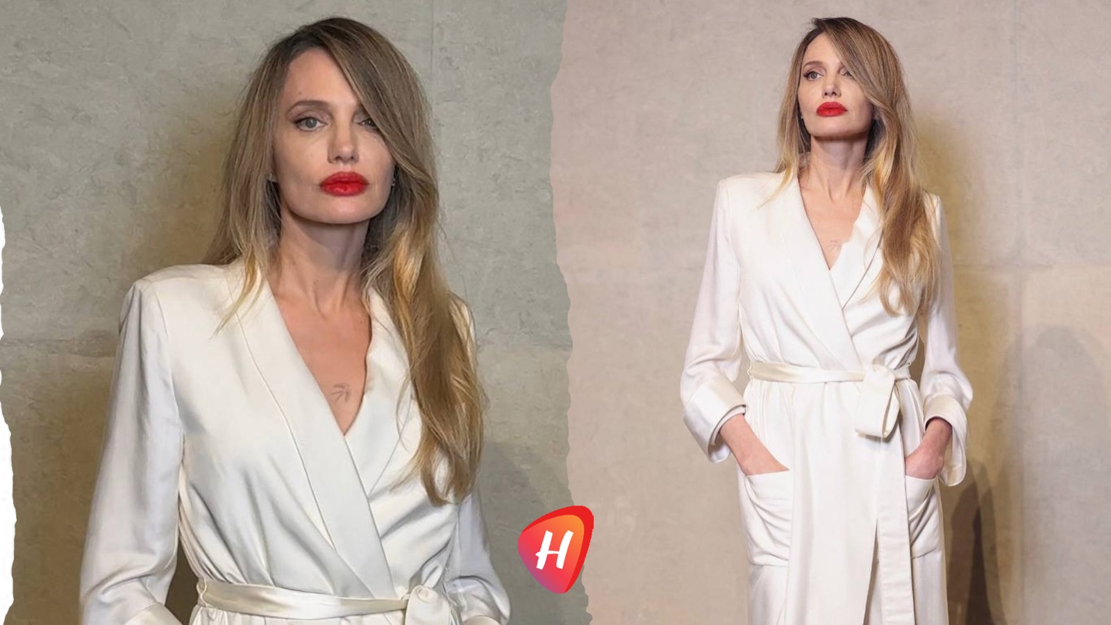 أنجلينا جولي برداء Tom Ford… تتخلى عن كل شيء إلا عن نقائها