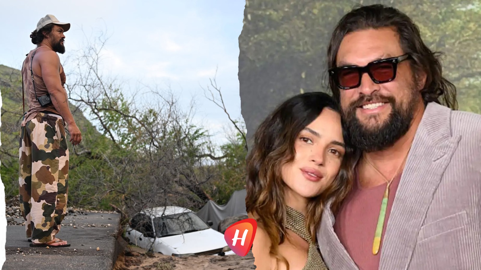 جيسون موموا مهجرًا من منزله بسبب فيضانات هاواي