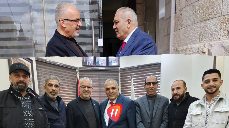 قمة فنية سورية أردنية في عمان.. مازن الناطور يبحث مشاريع مشتركة مع نقابة الفنانين الأردنيين