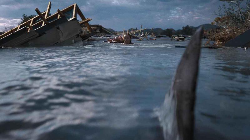 Thrash.. إعصار مدمر وأسماك قرش تقتحم اليابسة في فيلم بقاء يثير الجدل