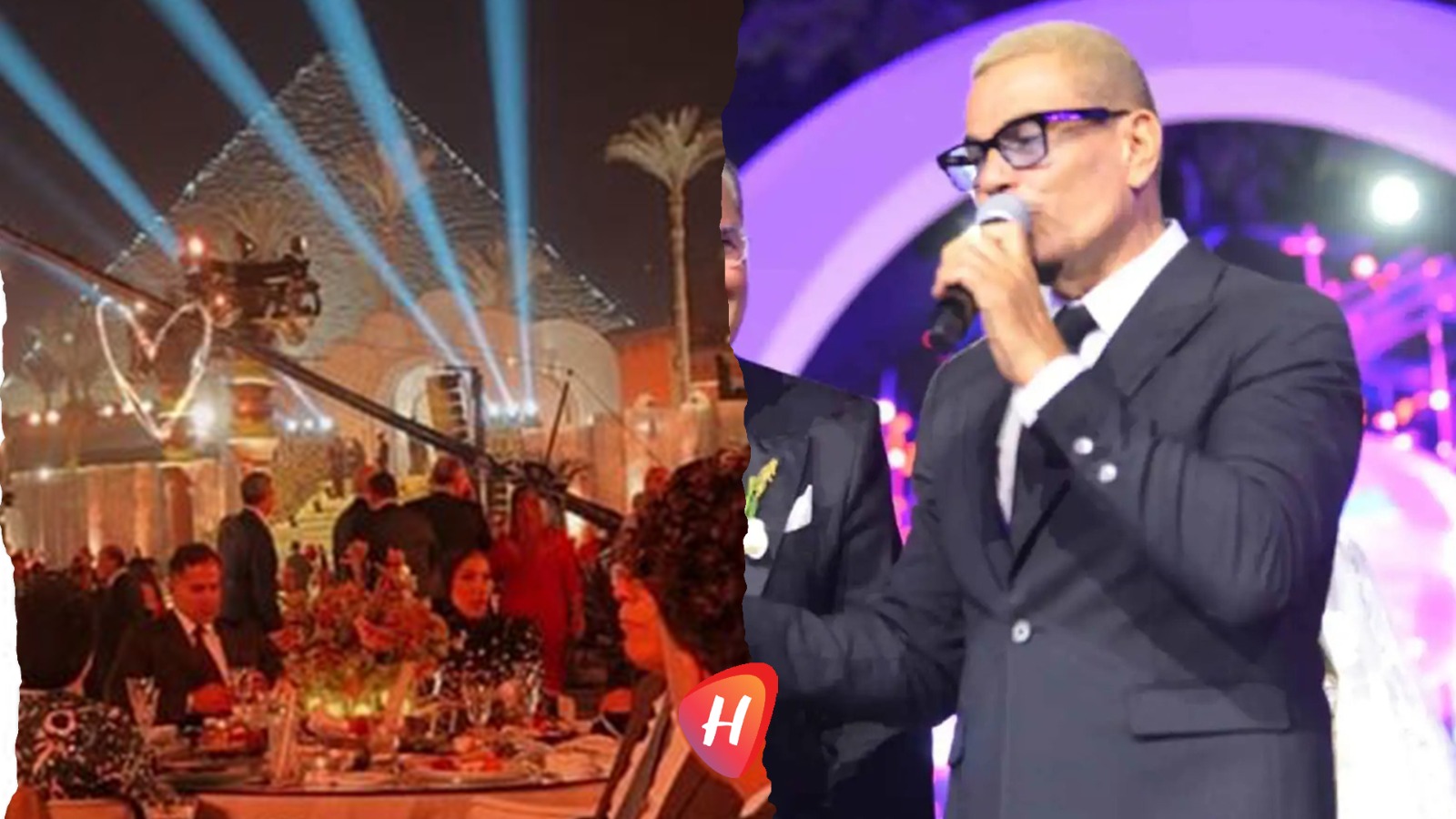 بحضور عمرو دياب وأنغام.. زفاف ابنة المنتج محمد السعدي في ليلة أسطورية بالقاهرة