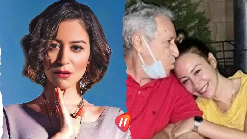 تأثر منة شلبي في تشييع والدها والنجوم يساندونها