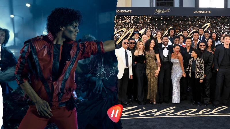 جانيت وباريس جاكسون تقاطعان العرض الأول لفيلم “مايكل” وسط جدل عائلي واسع