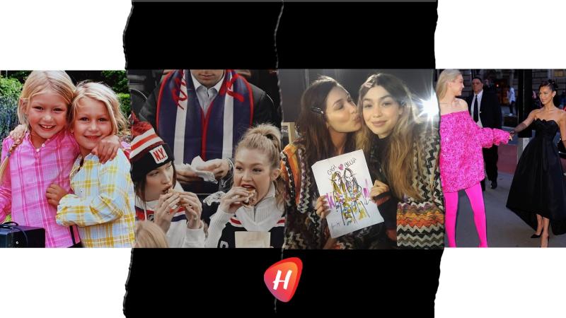 بيلا حديد تفتح خزائن ذكرياتها لتهنئة جيجي.. ألبوم صور نادر للشقيقتين