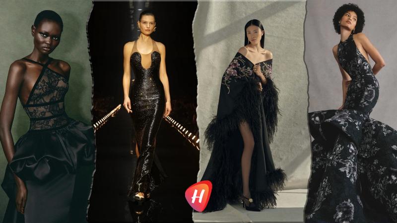 الأسود يفرض سطوته على شتاء 2027... والمصممون يجمعون عليه