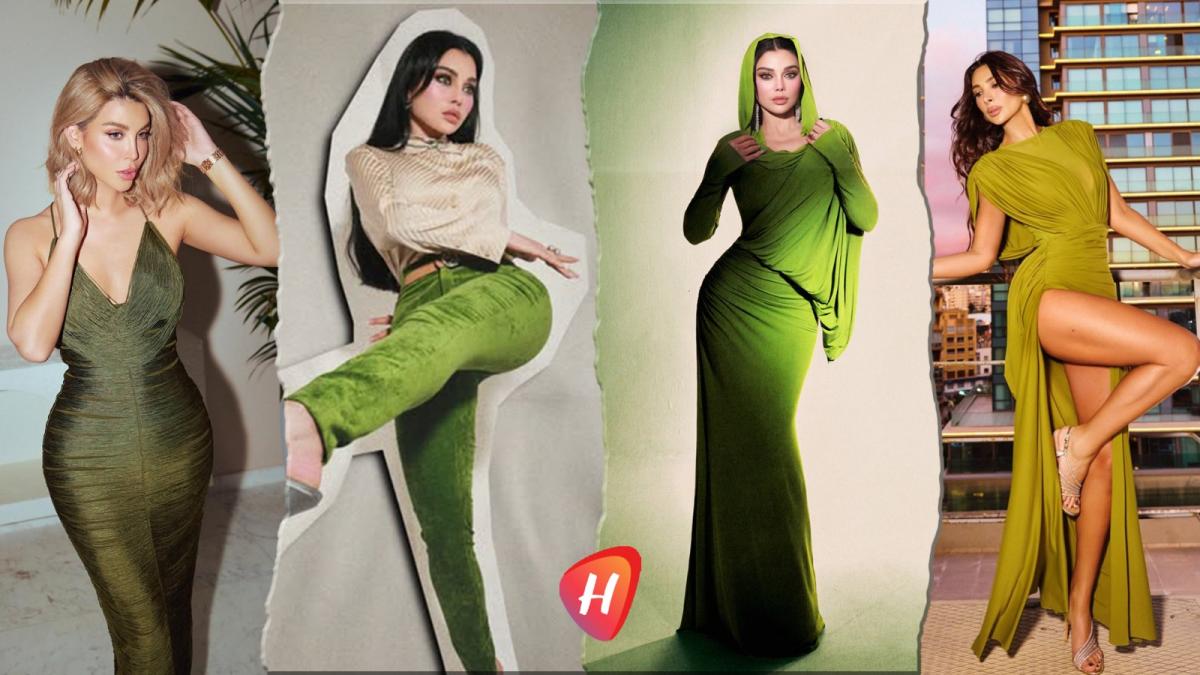 الأخضر يزهر في خزانة النجمات… ويتربع على عرش موضة