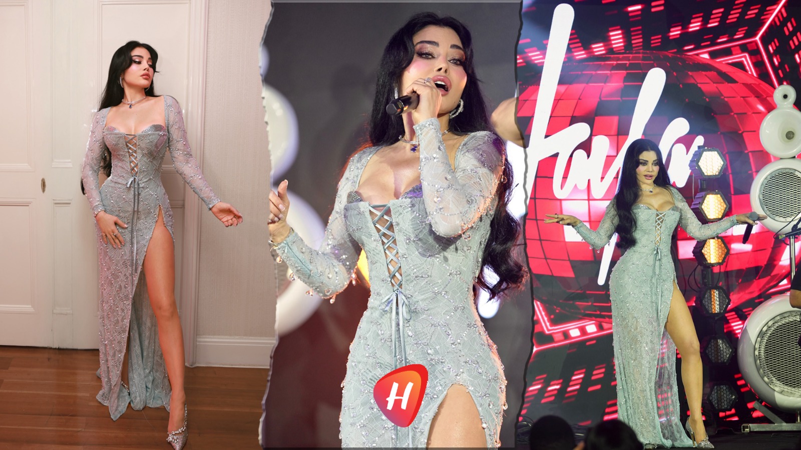 هيفاء وهبي في القاهرة.. أناقة الإثارة بطعم البريق من رامي سلمون