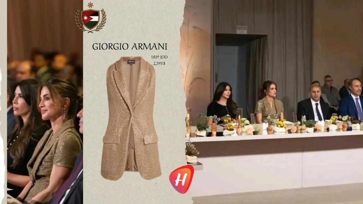 أناقة ملوكـية ..الملكة رانيا تضيء احتفالية 