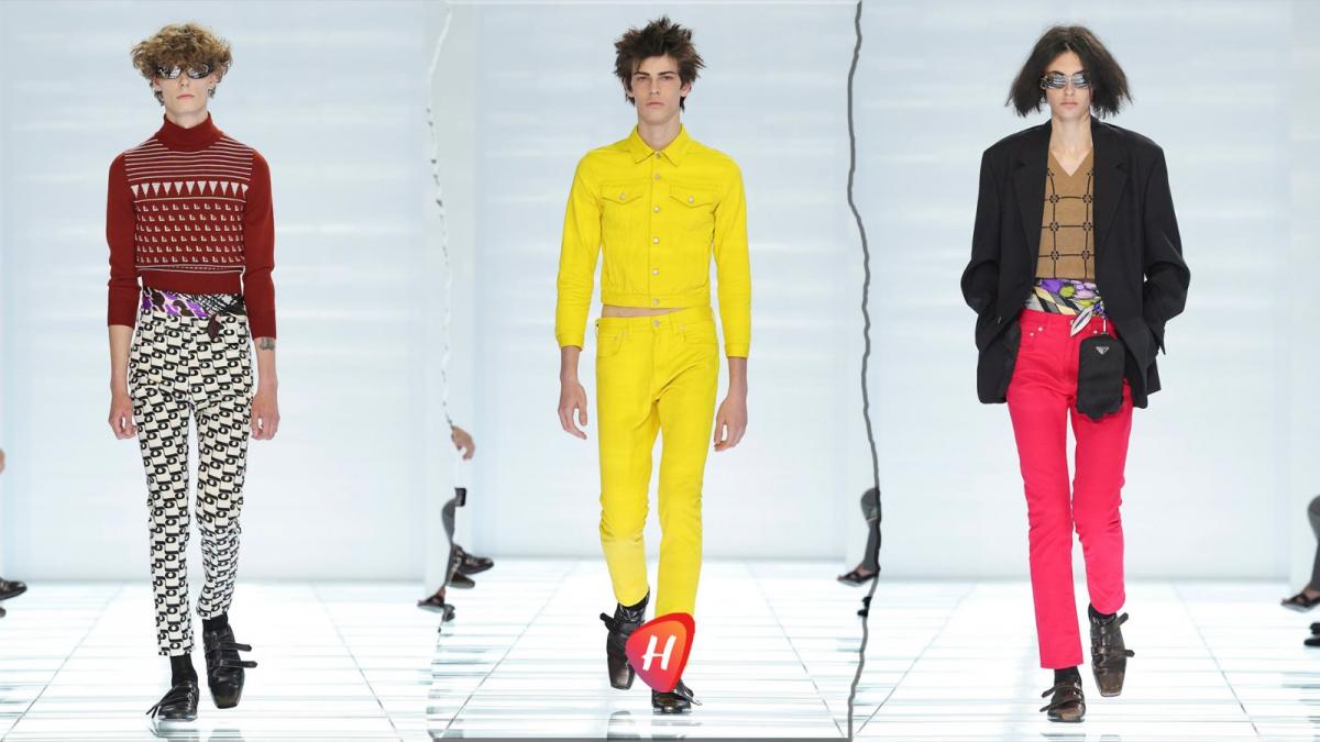 أسبوع ميلانو للموضة الرجالية 2027.. Prada تعيد صياغة القصات الضيقة والألوان الصاخبة