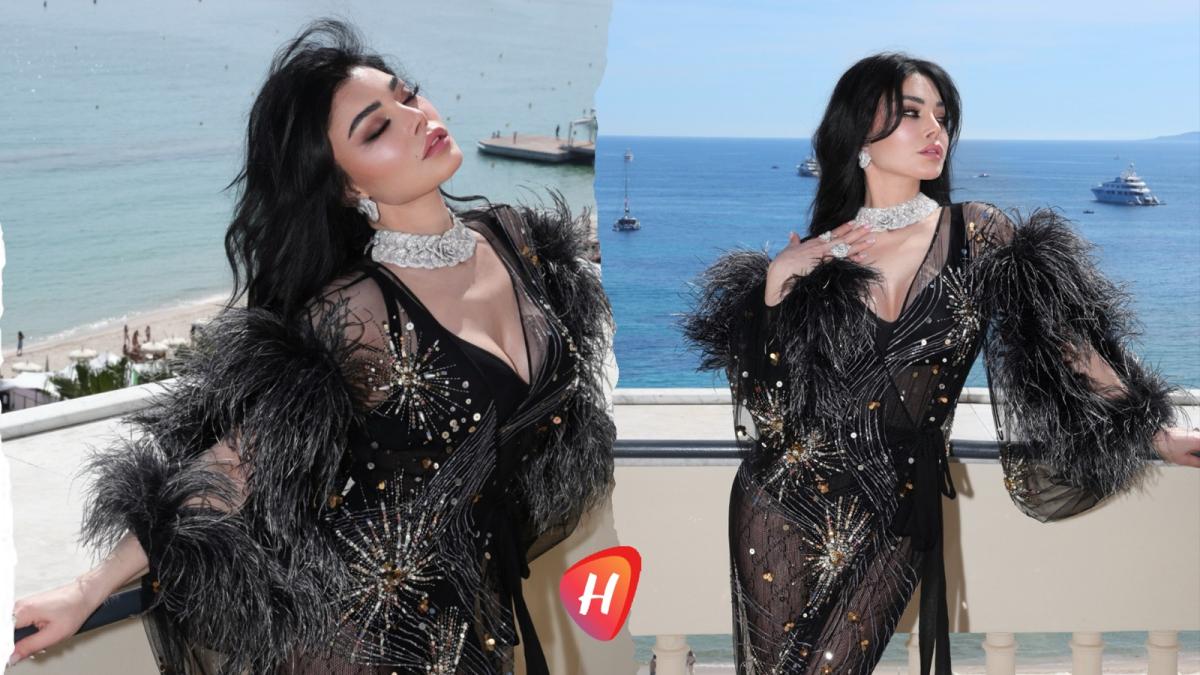 هيفاء وهبي تخطف ليل كان بثوب النجوم من غوتشي.. وماس الورد يزين العنق
