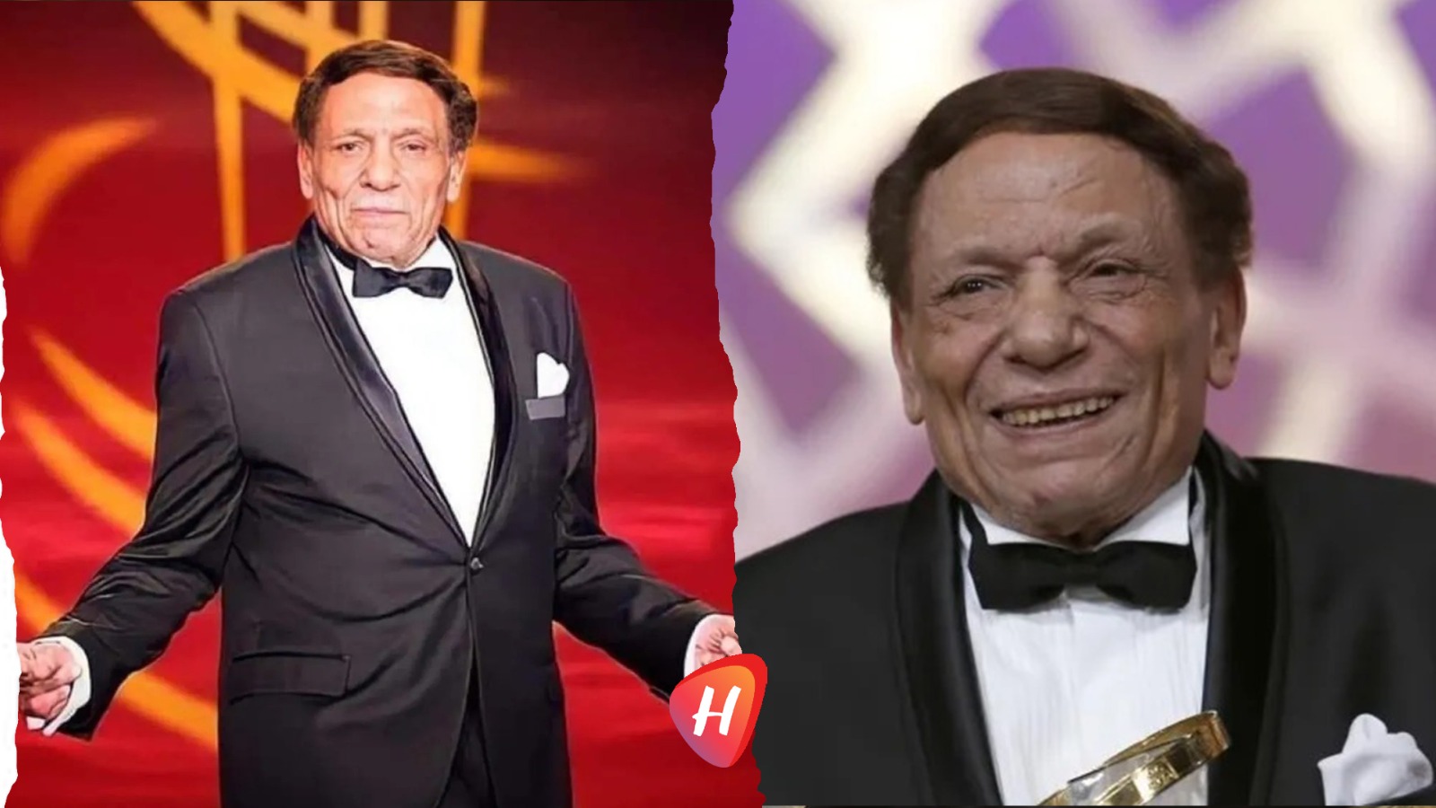 هكذا احتفل محمد عادل إمام بعيد ميلاد والده الـ 86