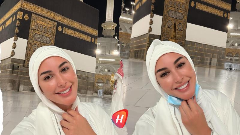 ياسمين صبري تعلن إتمام مناسك الحج وتشارك لحظات روحانية
