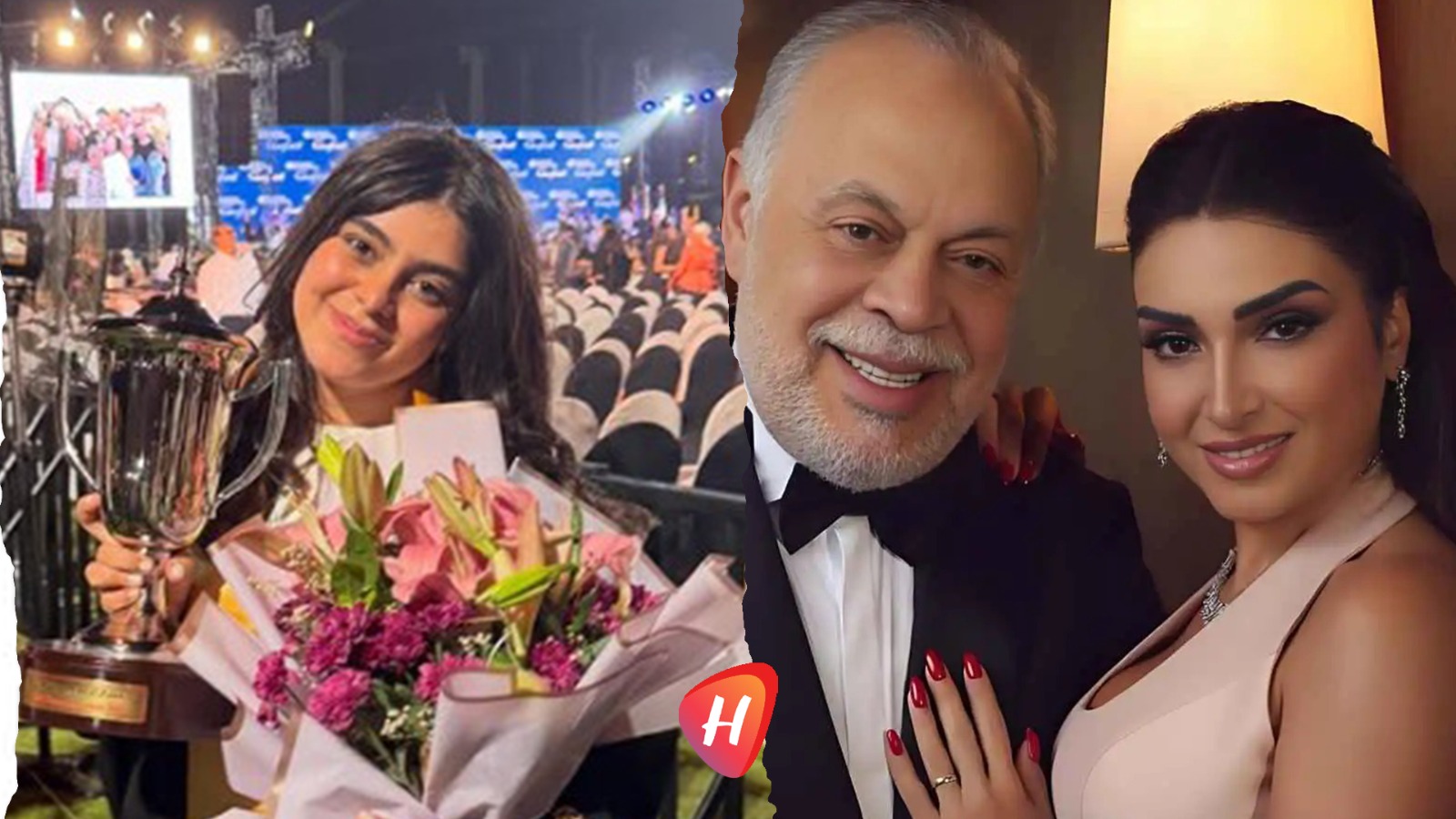 أشرف زكي وروجينا يحتفلان بتخرج ابنتهما مريم في أجواء عائلية مميزة