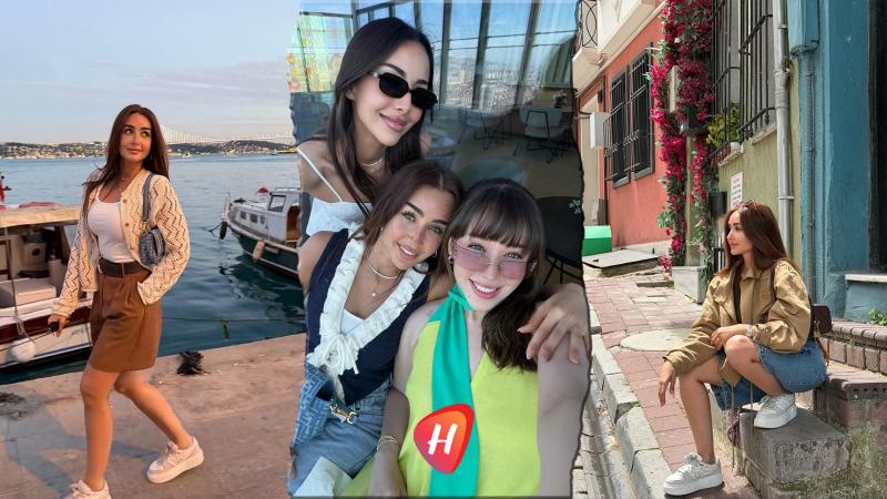 اناقة هنا الزاهد النهارية خلال عطلتها في تركيا ..لمسة عفوية وماركات عالمية