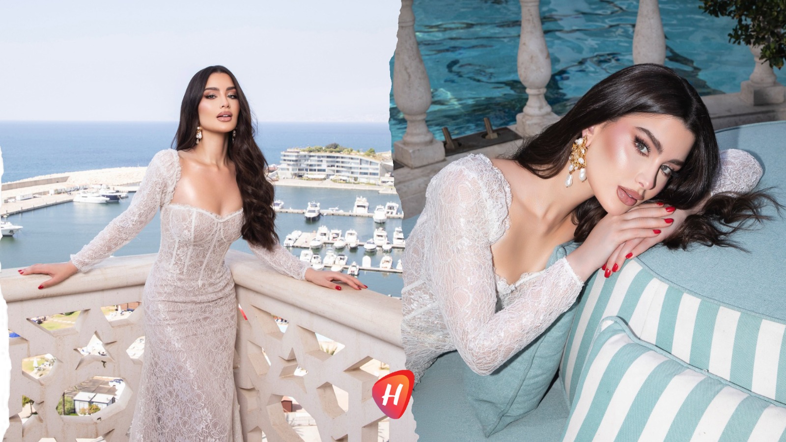 تيا ديب تتوج روان بن حسين بالأبيض..  رؤى الشباب تجتمع في تصميم حالم