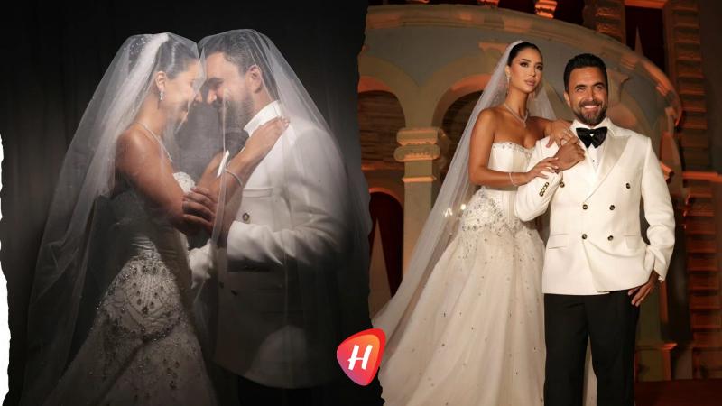 نادر الأتات وجنى إسماعيل.. زفاف فخم في قصر سرسق بأناقة نيكولا جبران ورامي سلمون