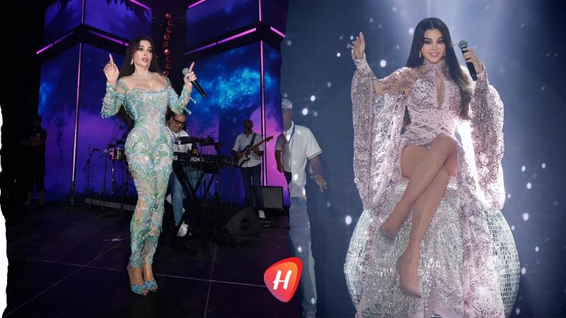 هيفاء وهبي بإطلالتين من شربل زوي ورامي سلمون... البريق يتبدّل والهوية واحدة