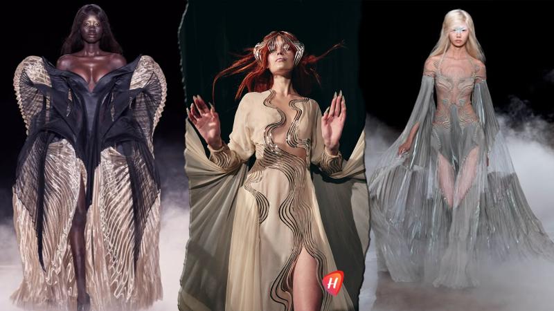 سحر أزياء  Iris van Herpen يتخطى البصر..ظواهر كونية تمشي على مسرح العرض