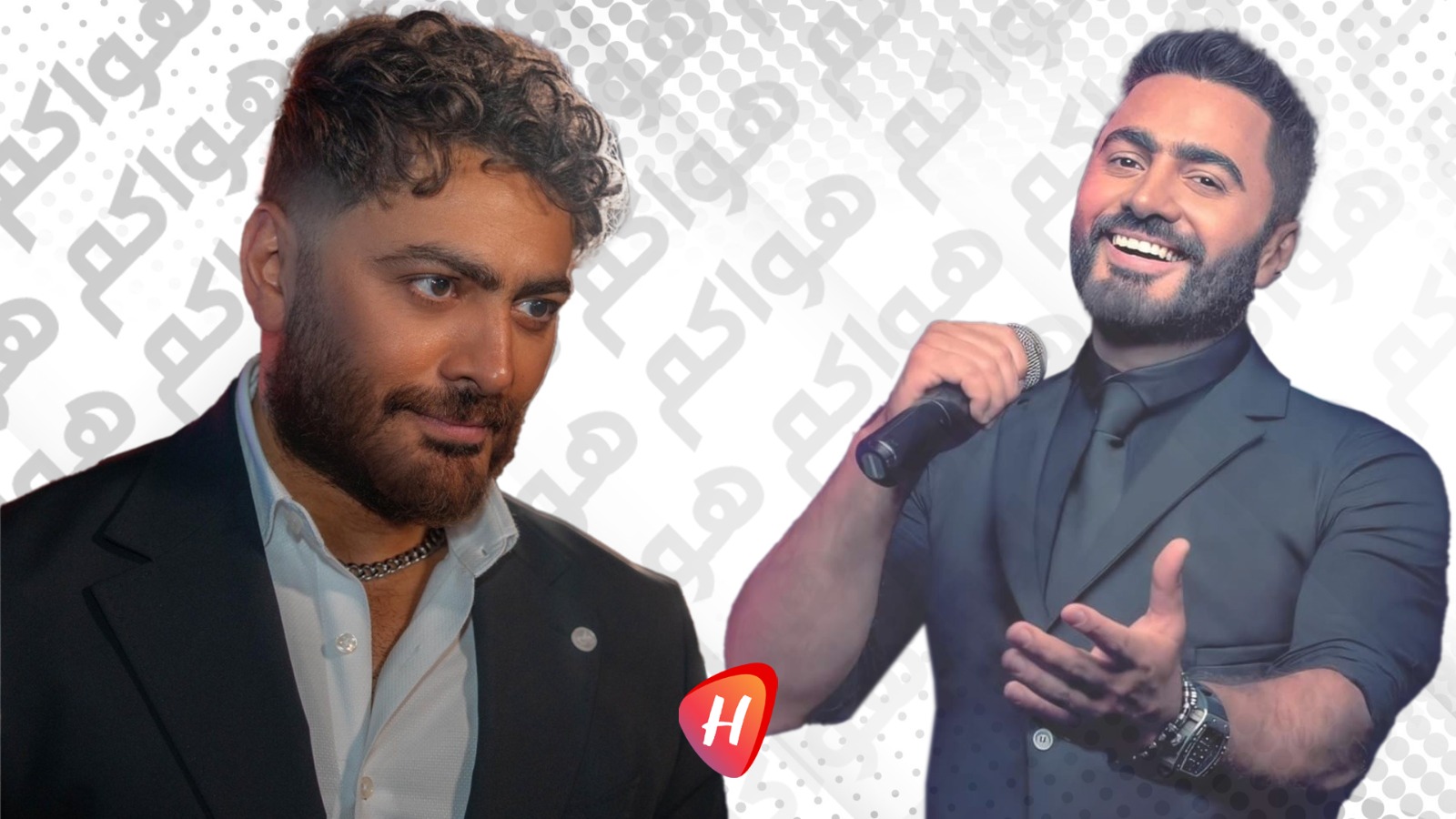 تامر حسني يودّع والده ويكتفي بتلقي العزاء في المقابر