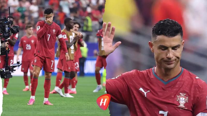 دموع كريستيانو رونالدو تودع كأس العالم 2026.. نهاية المشوار المونديالي للنجم البرتغالي