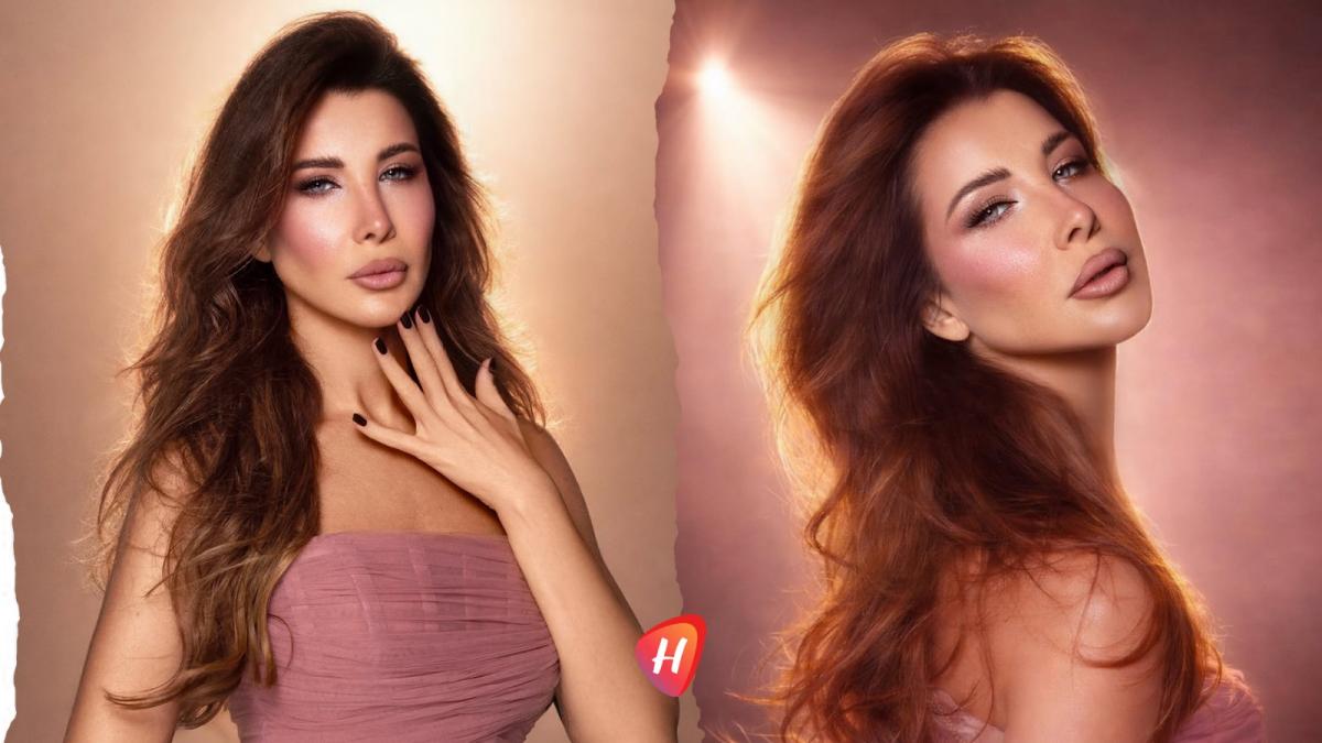 نانسي عجرم تلمّح لولادة فصل فني جديد ..نظرات حالمة وضوء خافت