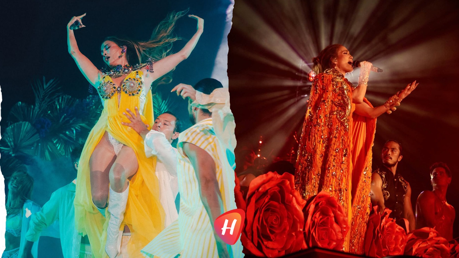 إعصار JLO  يضرب صقلية بتصاميم دولتشي أند غابانا..  الموضة الرفيعة تتحول إلى مسرح إغراء إيطالي