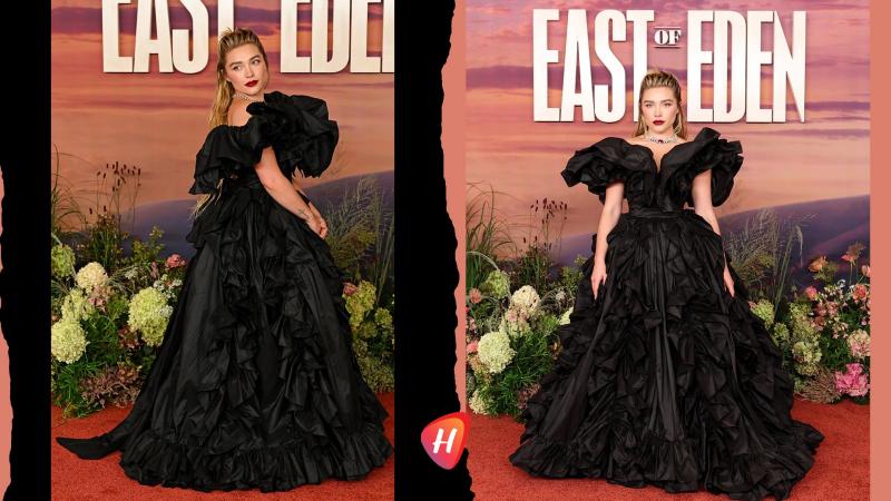 فلورنس بيوغ تستحضر شخصيتها في East of Eden على السجادة الحمراء