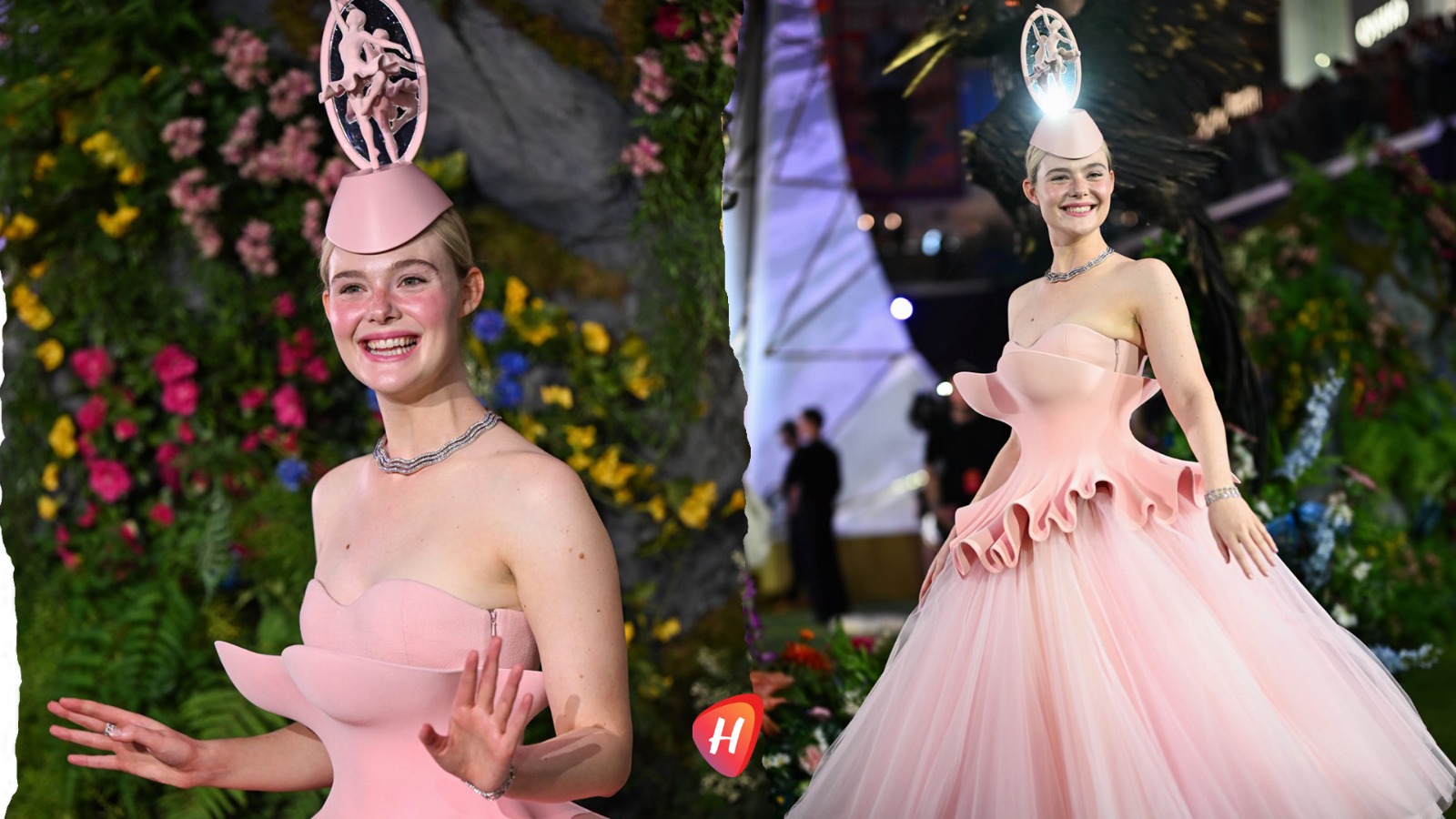 إل فانينغ تستحضر جنون «The Hunger Games» بإطلالة من عالم الخيال والبذخ