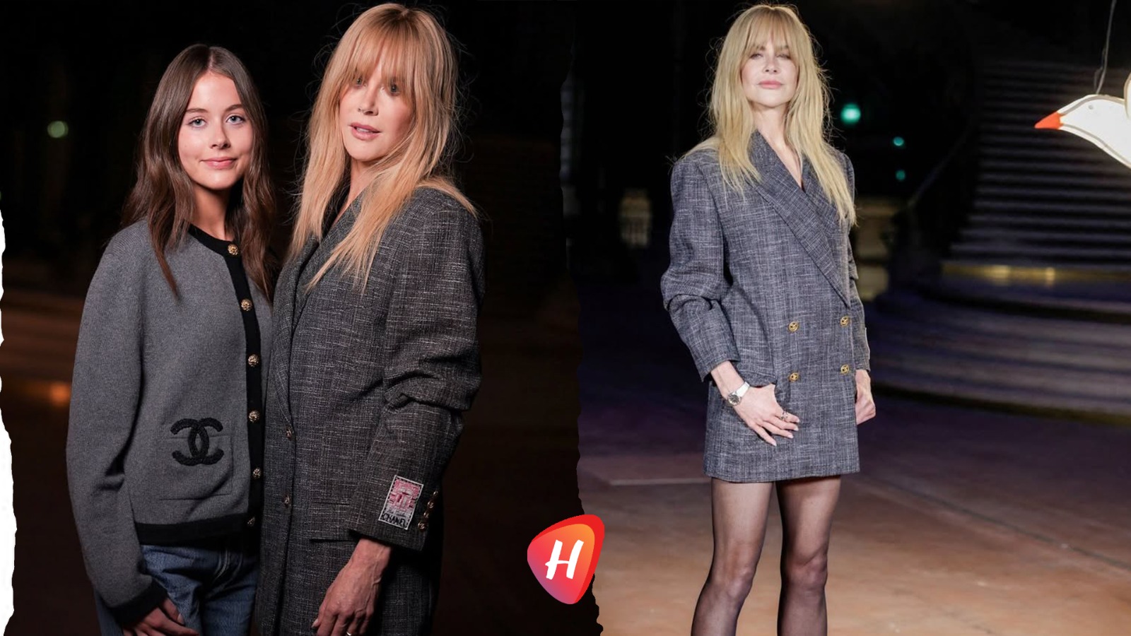 نيكول كيدمان وابنتها فايث تخطفان الأنظار في عرض Chanel