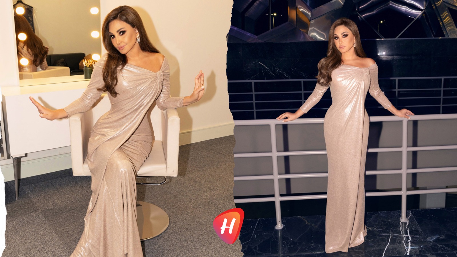 إليسا تتألق بفخامة النيود في الكويت.. إطلالة ساحرة من نيكولا جبران