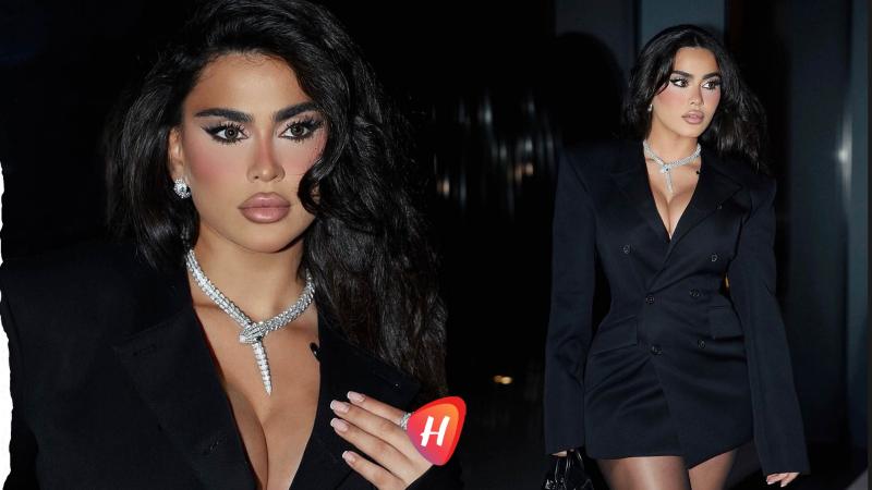 بعد رحلة الحمل والولادة.. يومي تعود للأضواء بالألماس وحقيبة Hermès النادرة
