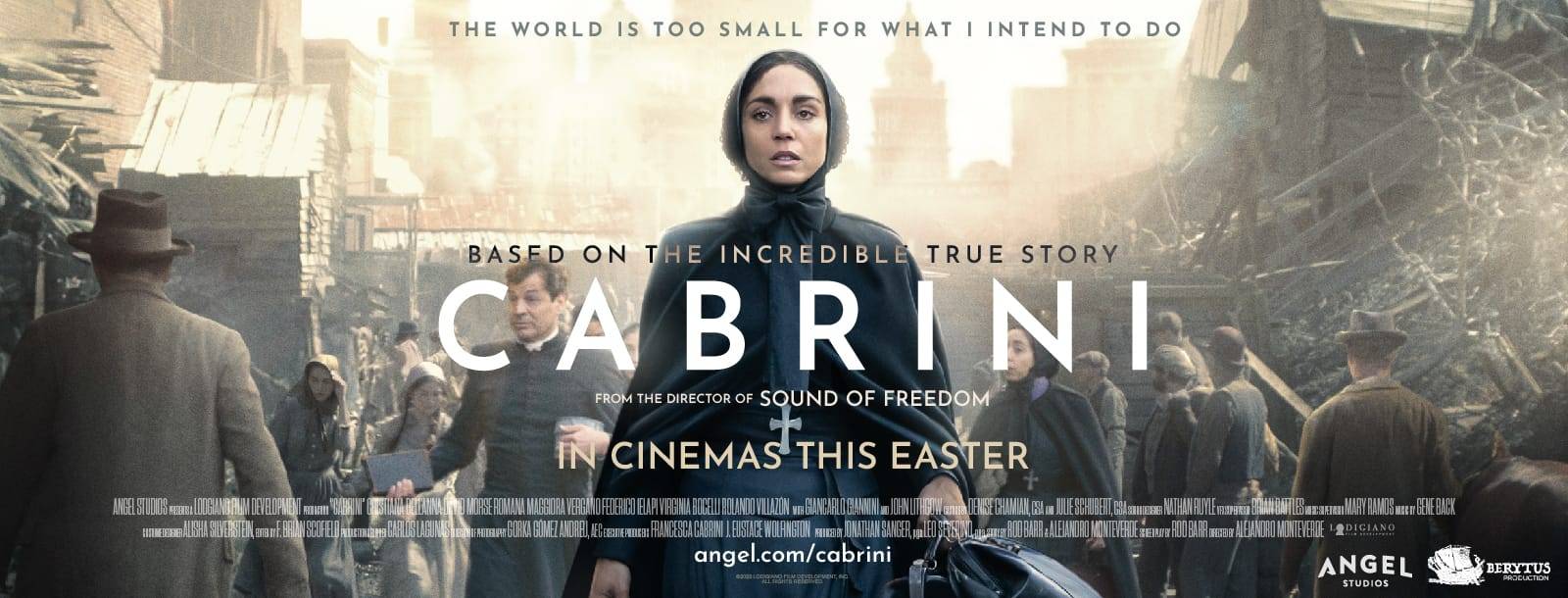 فيلم القديسة كابريني  Cabrini وبطلته في لبنان قريباً