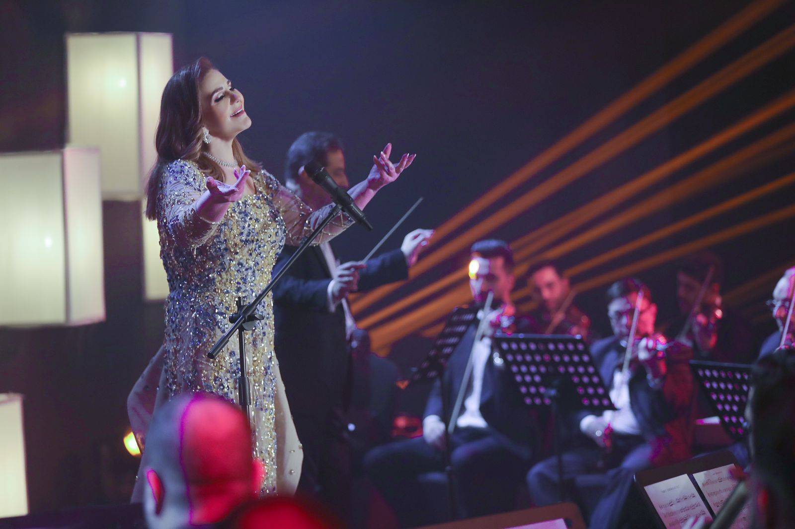 ميادة الحناوي تغني الموسيقار طلال